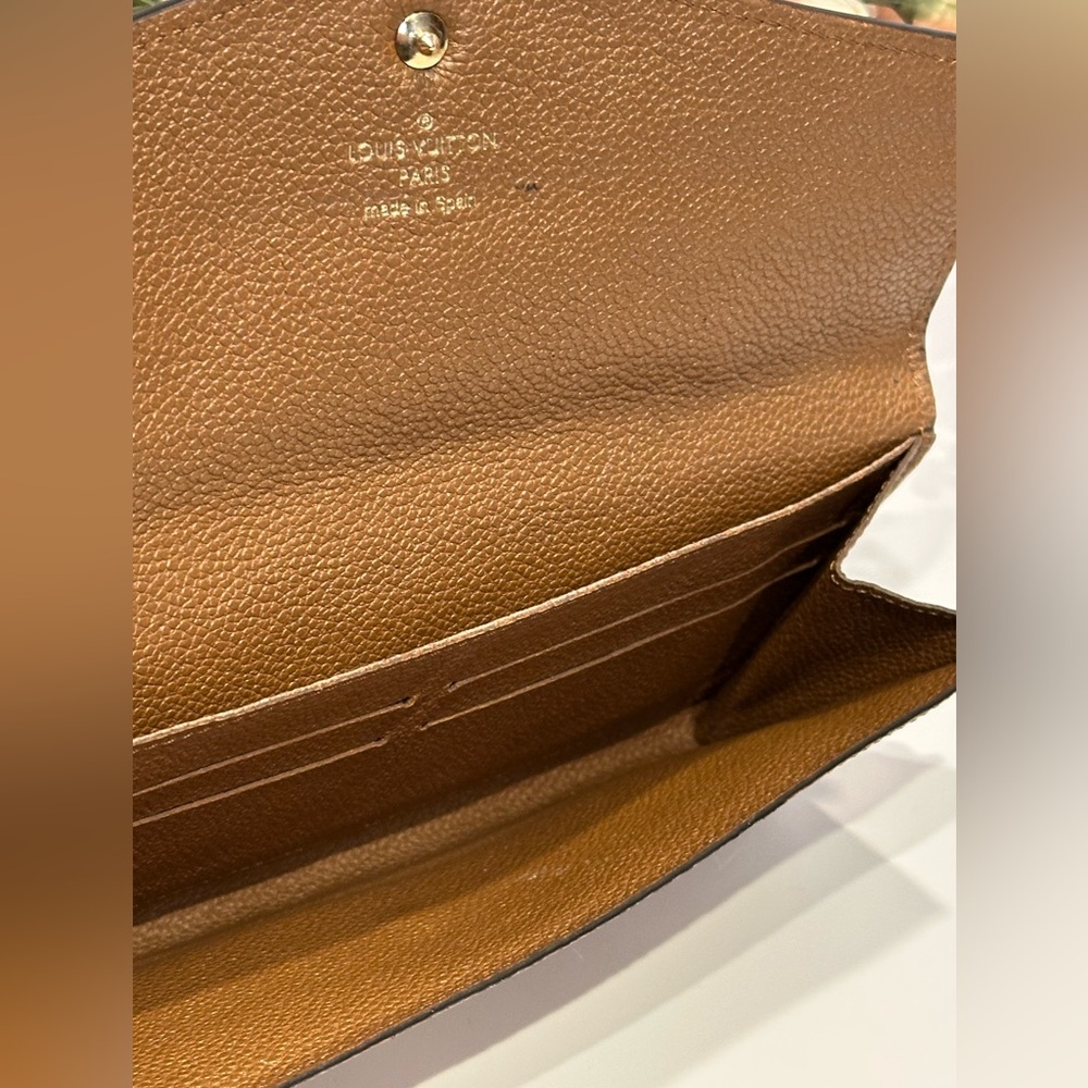 Louis Vuitton Sarah Wallet Empreinte Brown - Picture 8 of 15